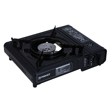 РОКОТ Плитка газовая к бал. с цанговым захватом портатив., в кейсе, 32,2х27,1х7,5см, металл, пластик