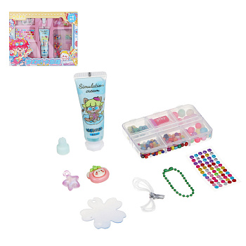 ХОББИХИТ Набор для творчества с крем-клеем "Маленькая модница", 16,6х4х13см, PET, PP, PVA, 4 дизайна