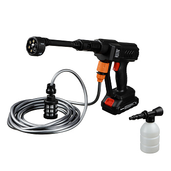 Минимойка высокого давления тм ЕРМАК, аккумуляторная, в кейсе, 2 АКБ, регулировка