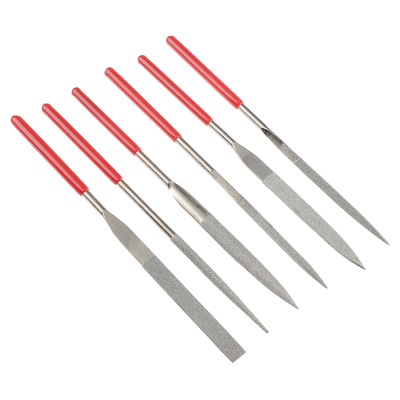 РОКОТ Набор надфилей алмазных 6шт,размер 5x180мм, блистер