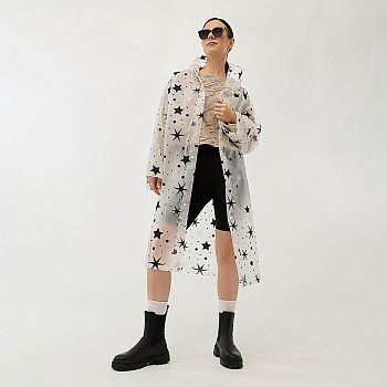 Дождевик "Звезды" тм INBLOOM, 105х62см, 110мкм, EVA