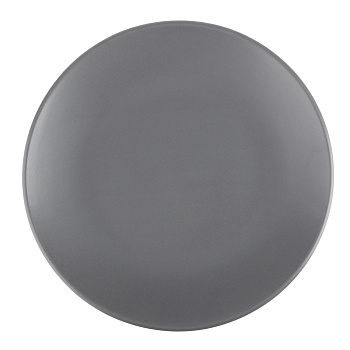 MILLIMI Тарелка десертная 20х2.5см, керамика, графит