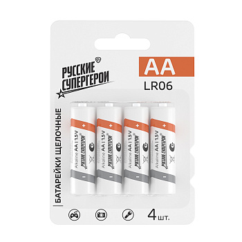 Батарейки AA BY Promo (LR06) 4шт в блистере, щелочные 1.5V