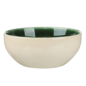 Салатник 12,5х5см, 280мл, тм MILLIMI Верде, керамика