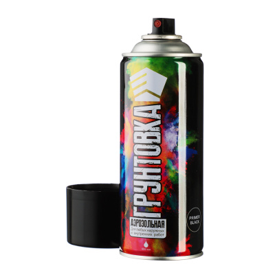 ЕРМАК Грунтовка аэрозоль 400мл, черная
