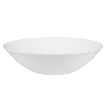 MILLIMI Бьянко Плюс Салатник, опаловое стекло, 23см, 1500мл