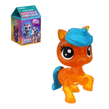 ИГРОЛЕНД Игрушка - сюрприз "Сказочные животные", РР, 4,5х4,5х8см, микс