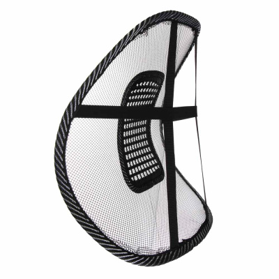 Ортопедическая спинка на сиденье тм ЕРМАК, с массажером на сиденье, 36,5x39 см