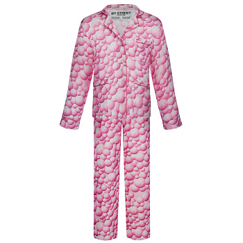 Пижама "Bubbles" pink, унисекс, розовый, разм.one size