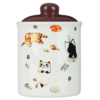 Сахарница 500мл, тм MILLIMI Котовасия, керамика