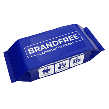 Влажные салфетки для удаления пятен BRANDFREE, 8шт