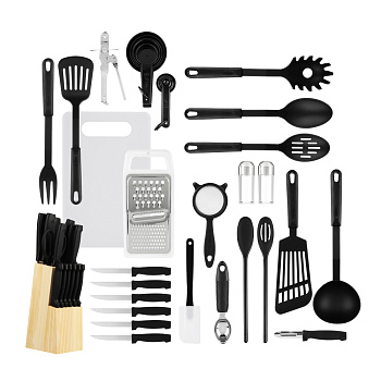 SATOSHI Ленон Набор кухонных принадлежностей 50пр.