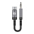 Аудиокабель Type С-AUX (M) 3.5мм mini jack 4pin BY SoundCore, 1.2 м, позолоченный, нейлон, черный