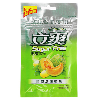 Драже холодок без сахара дыня 15гр