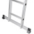 ЕРМАК Лестница-трансформер (макс.нагрузка 150кг) алюминий, 4 секции по 3 ступени,4х3,профиль 1,2мм