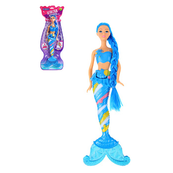 ИГРОЛЕНД Кукла морская в блистере, пластик, 15,5х42,5х3см, 3 дизайна