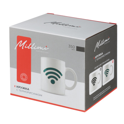 MILLIMI WI-FI Кружка 350мл с терморисунком, керамика
