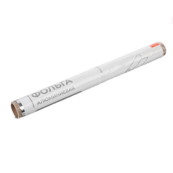 Фольга алюминиевая 29см х 5м, 9 мкм