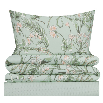 PROVANCE Мосс Комплект постельного белья 1,5 (4 предмета), бязь, 2 дизайна