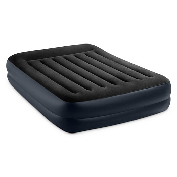 Матрас надувной тм Intex с подголовником, встр.насос 220В, 203х152х42см, до 272кг, 64124ND