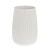 Стакан для ванной комнаты тм VETTA Тиволи, керамогранит, белый, 6,5x6,5x9,5см