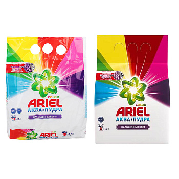 Стиральный порошок ARIEL Автомат Color, п/э, 1,5кг/1,3кг