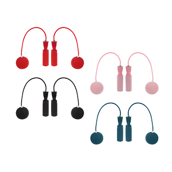 Скакалка беспроводная тм BY SPORT, d5мм, утяжелители d6,5см, 608Z, ПП, ПВХ, ЭВА, 4 цвета