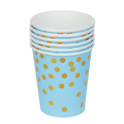 Набор бумажных стаканов тм Fntastic, 6 шт, 200 мл, 6 цв.