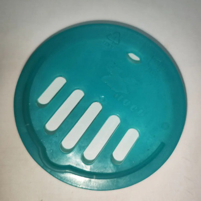 Крышка для слива d82мм с прорезями, пластик