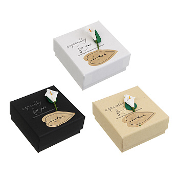 Подарочная коробка тм Fntastic "Цветок" 7,8x7,5x3,5 см, бумага