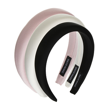 ЮНИLOOK Ободок для волос, 3 см, полиэстер, пластик, 3 цвета, ACS25-2