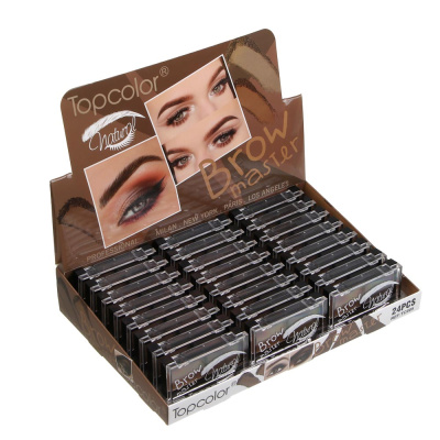 Тени для бровей 2-х цветные тм Topcolor, 5 гр, TC005