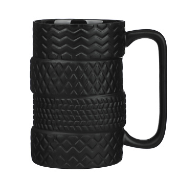 Кружка 380мл, тм MILLIMI Шины, фарфор