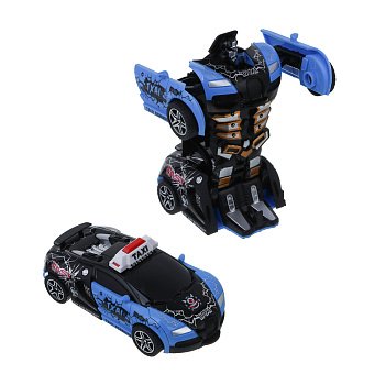 ИГРОЛЕНД Робот трансформирующийся "Герой города",инерция, ABS, 5,5х12,5х3,8 см, 3 дизайна