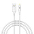 Кабель для зарядки USB(A)-iP BY Twist, 12Вт, 1 м, 2.4A, гибкий силикон, белый