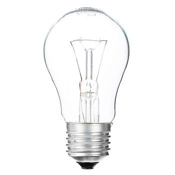 Лампа накаливания с прозрачной колбой Е27 60Вт Эра, 230В, в гофре