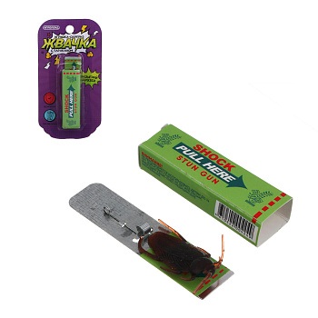 Игрушка - сюрприз "Жвачка с тараканом", ИГРОЛЕНД, PP, бумага
