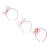 Ободок для волос с декором ЮНИLOOK, пластик, текстиль, 3 дизайна