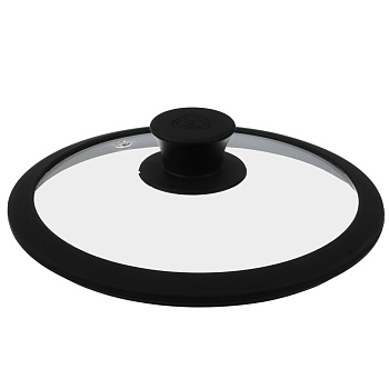 SATOSHI Крышка стекло/силикон с ручкой, 20см