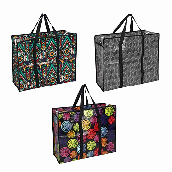 Сумка хозяйственная тм VETTA, 60x45x20см, 54 литра, до 8кг, полипропилен, 3 дизайна