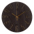 Часы настенные d=30см, корпус коричневый+золото "Классика", арт.3010-003