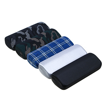 Футляр для очков тм ЮL ПУ/ПВХ, 15,5x6см, 3 дизайна