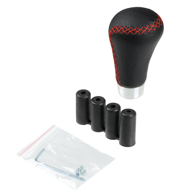 ЕРМАК Ручка для коробки передач, эко кожа, черный