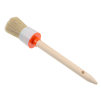 ЕРМАК Кисть круглая в пласт. корпусе нат. щетина № 10 (40мм)