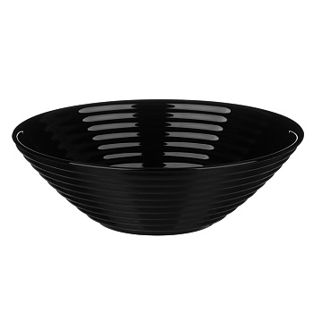 MILLIMI Бароло Салатник 16см черный опаловое стекло