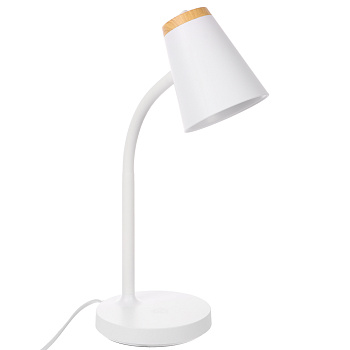 Светильник переносной настольный BY Элеганс,14LED, 5Вт, 300Лм,4000K,230В, кабель 1.6м, пластик,белый