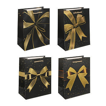 Пакет подарочный тм Fntastic M 18x23x10см, бумага, 4 дизайна, арт.9