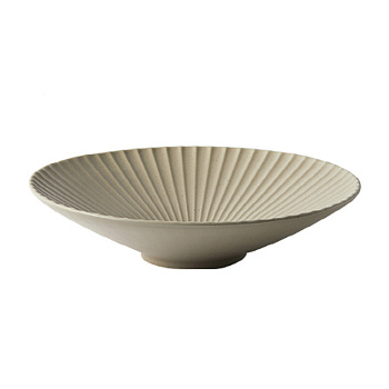 Салатник Лусия тм MILLIMI, 21,3см, фарфор, кофейный