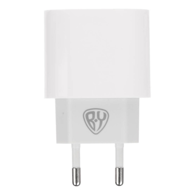 Сетевое зарядное устройство BY Pure 20Вт, USB-C PD,110-240В,50-60Гц, пластик, белый