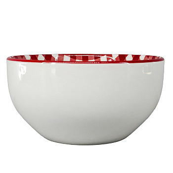 Салатник Черри тм MILLIMI, 14,3см, фарфор, белый